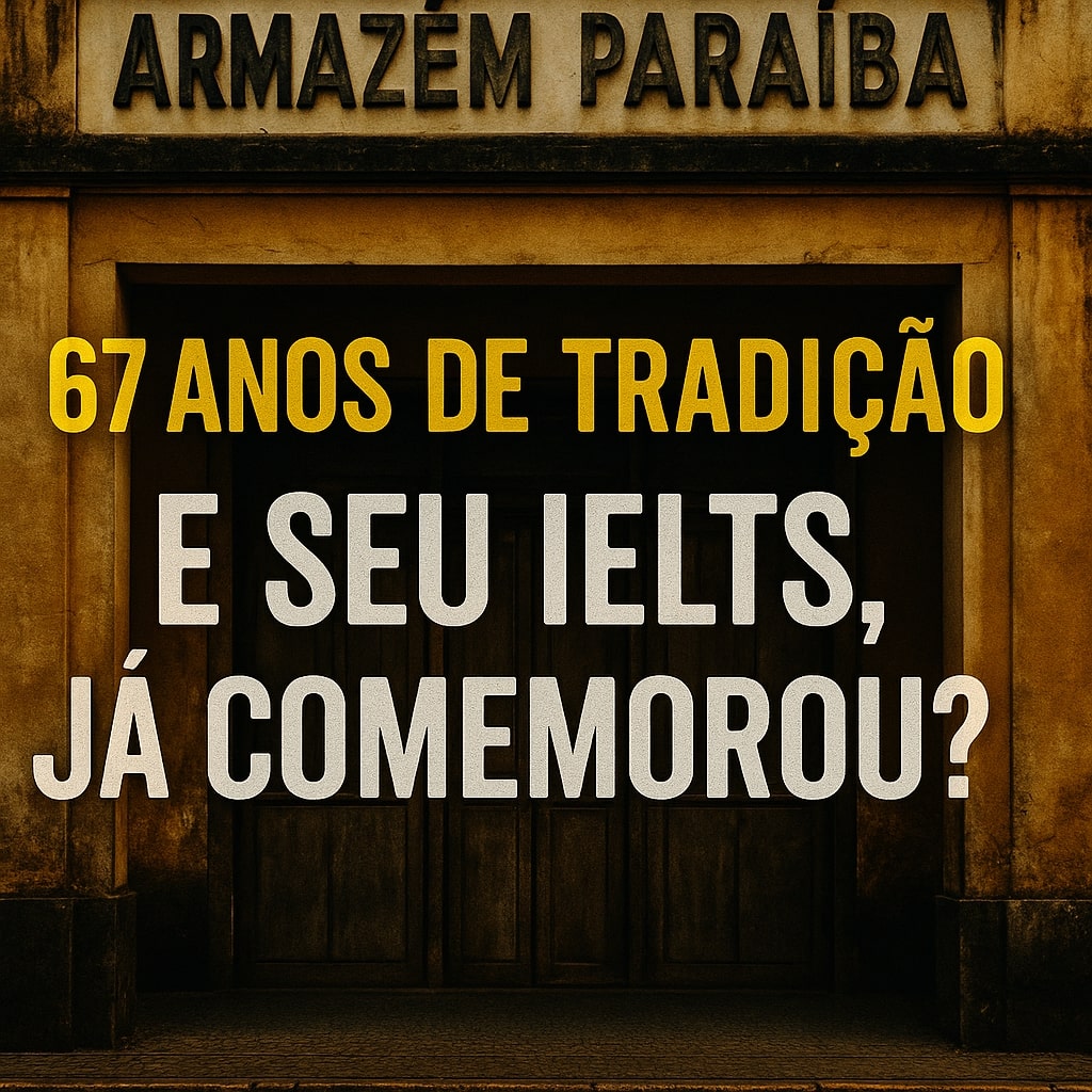 Médico de Floriano pensativo, olhando pela janela, com sobreposição de texto provocativo sobre certificação IELTS online